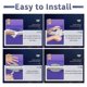 thumbnail image 5 of Rhinestone Car Door Handle Stickers - 8PCS Bling Car Accessories Crystal Glitter Door Handle Protec, 5 of 5