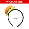 thumbnail image 5 of Funny 3D Hamburger Hairhoop Party Hairband Simulation Burgers Hairband, 5 of 8
