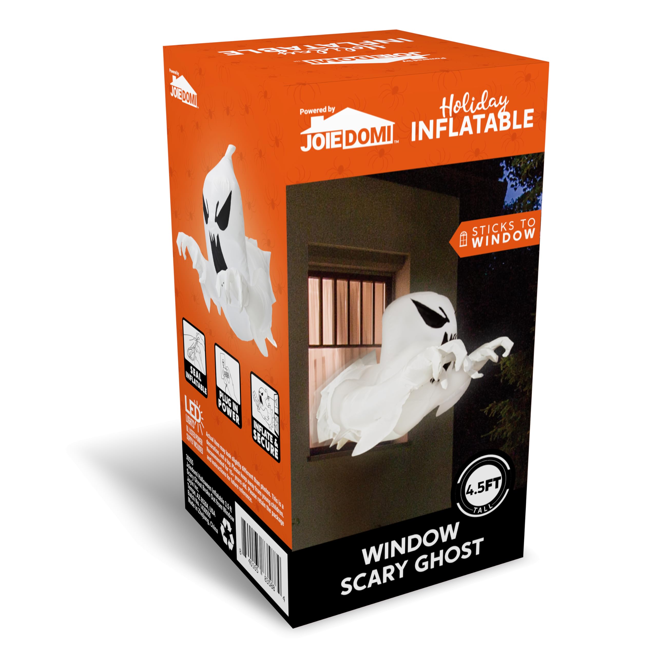 Joyfy 4.5-Foot Halloween Inflatable Ghost Broke Out from Window photo 8