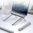 thumbnail image 2 of Soporte ajustable para computadora portátil para escritorio, ergonómico portátil, resistente, plegable, antideslizante, soporte para computadora CUTICAT soporte para laptop, 2 of 7