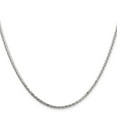 thumbnail image 3 of Auriga Fine Jewelry 925 Sterling Silver 2.5 mm Diamond-cut Spiga Chain Necklace for Women 28", 3 of 7