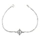 thumbnail image 1 of JOYARIS Pulsera Ajustable Nudo De Bruja Chico Zirconia Plata 925 Talla Largo / Ancho 18.5 cm x 2 mm PT-0000945, 1 of 3
