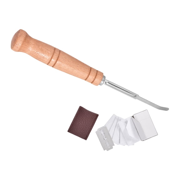 Ergonomic Bread Scorer with Wooden Handle Cutting Tool for Sourdough Decoration Professional Home Baking Accessories