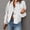 White, variant on SwiftWear Women's Cotton Cropped Corduroy Shirt Jacket Causal Dressy Button Down Long Sleeve Shacket​​, Army Green