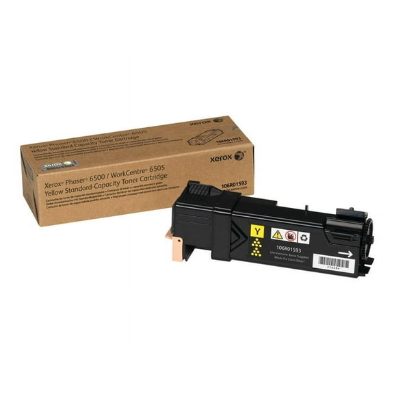 Xerox 106R01593 Toner Cartridge - Yellow - Laser - 1000 Page