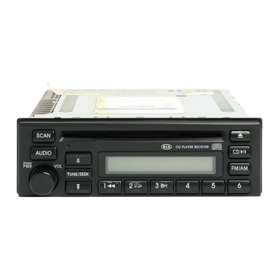 Restored 2003-05 Kia Rio AM FM Radio Receiver Single-Disc CD Player 96160-FD110 (Refurbished)