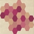 thumbnail image 1 of Ahgly Company Machine Washable Indoor Square Transitional Red Area Rugs, 6' Square, 1 of 7