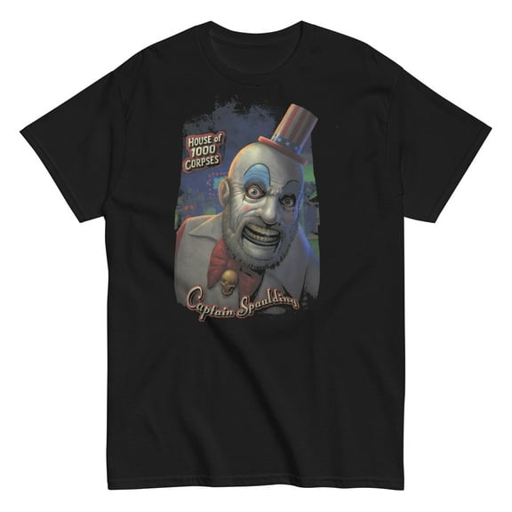 Rob Zombie - Captain Spaulding Unisex T-Shirt - Black - Small