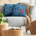 thumbnail image 5 of Ambesonne Tropical Throw Pillow Cover 2 Pack, Large Bugs Lepidoptera, 18", Pink Blue Brown, 5 of 7