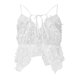 thumbnail image 4 of Camiseta sin espalda para mujer: top sexy de verano con cuello en V y sin tirantes, color liso, tejido elástico, lazo ajustable en la espalda, 4 of 5