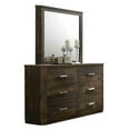 thumbnail image 4 of Acme Furniture Dresser, Rustic Walnut, 4 of 6