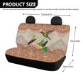 thumbnail image 4 of CHAQLIN Mandala & Hummingbird Design Rear Seats Protectors with SUV Car, Durable Stretchable Full Wrap Rear Seat Covers(2 Piece), 4 of 4