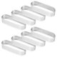 thumbnail image 3 of 8Pcs Oval Tartlet Molds French Dessert Mousse Fruit Pie Tart Ring Quiche Cake Mold, Stainless Steel, 3 of 5