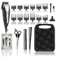 thumbnail image 2 of Corta pelo Wahl Casera Cromada Chrome Cut Complete Haircutting Home Kit de 20 Piezas, corte de cabello para toda la familia Wahl 9670-1201, 2 of 8