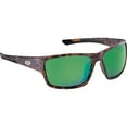 thumbnail image 1 of Flying Fisherman Sand Bank Sunglasses - Matte Tortoise/Amber Green Mirror, 1 of 1