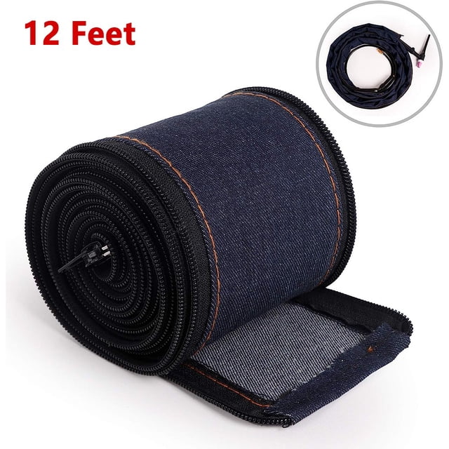Lefu 25FT 12FT Protective Sleeve Sheath Cable Cover Welding Tig Torch Hydraulic Hose