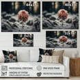 thumbnail image 4 of Designart A Blooming Red Dahlia Flower In Winter III Canvas Wall Art, 4 of 5