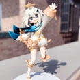 thumbnail image 3 of Paimon Figure Statue Model - Mini Anime Action Figure Paimon Clay Man Cake Topper Decoration, PVC Handmade Collectible Xmas Gifts for Fans Home Car Desktop Decoration Gift Adult Kids Figure Gift, 3 of 5