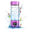 thumbnail image 1 of Botella de agua hidrogenada Asgool 340 ml recargable con temporizador LED, 1 of 8