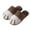 Coffee, variant on Home Slippers for Men New Style Cotton Slippers Women's Autumn and Winter Home Cartoon Plush Couple Warm Soft-Soled Slippers Gray 8.5-9(43-44)