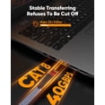 thumbnail image 2 of Cable Ethernet Snowkids Cat 8, paquete de 2 m, 40 Gbps, 2000 MHz, 2 of 8