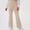 Khaki, variant on SGFCWSX Girls Flare Leggings Stretch Comfortable Casual Everyday Pull On Solid Knit Kids Pants Gray Size 9