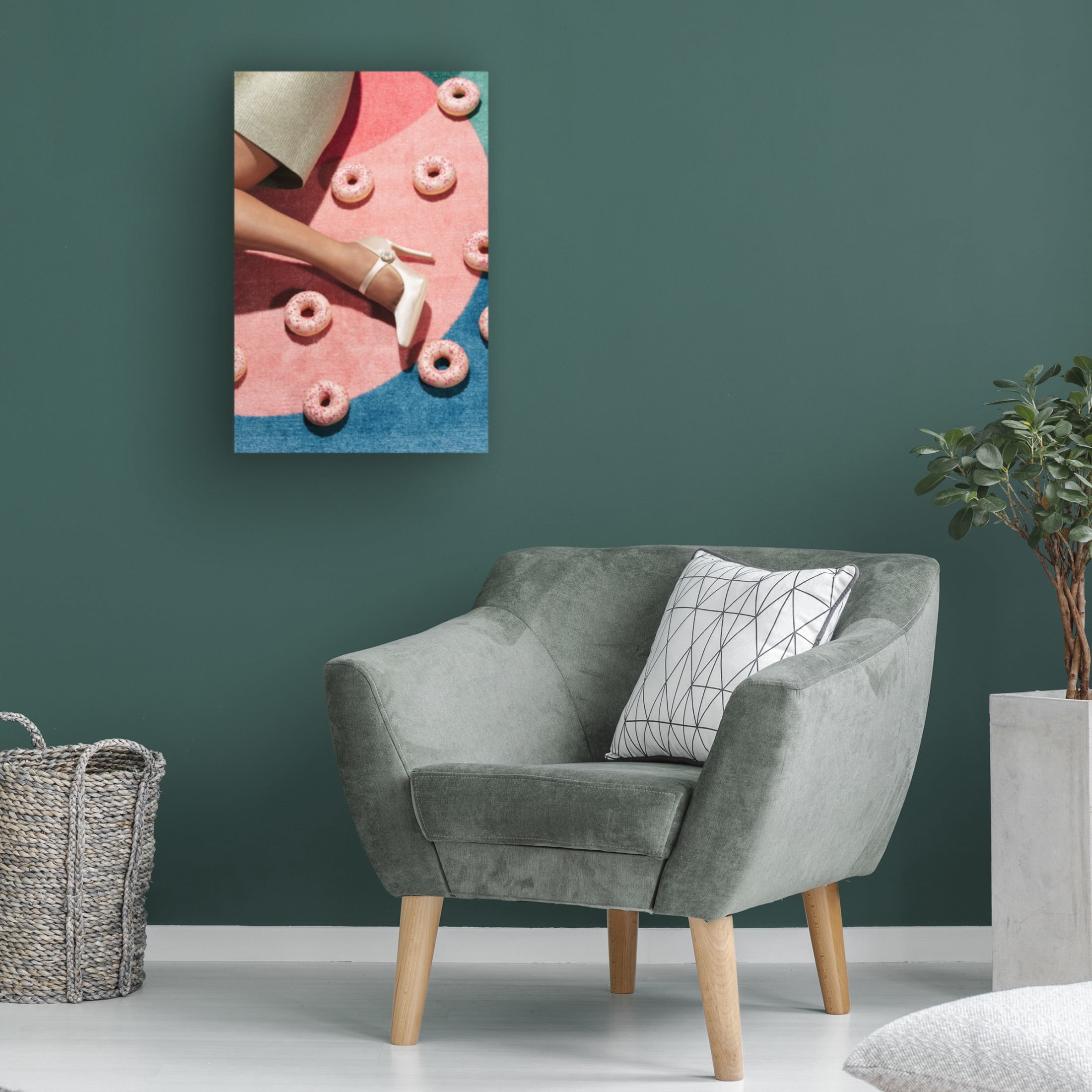 Trademark Fine Art Pictufy Studio Pink Picnic 01 Canvas Wall Art