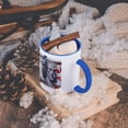 thumbnail image 5 of 3dRose, Hundred dollar bill usa american money bank note puzzle flag abstract puzzled franklin benjamin, 15oz Two-Tone Blue Mug, 5 of 7