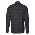 thumbnail image 3 of Men's Cutter & Buck  Black Nashville Sounds Big & Tall Traverse Camo Print Stretch Quarter-Zip Pullover Top, 3 of 3