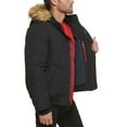 thumbnail image 2 of Men's Tommy Hilfiger Flex Tech Snorkel Bomber with Removable Faux Fur Trim Color: Red Size: L, 2 of 5