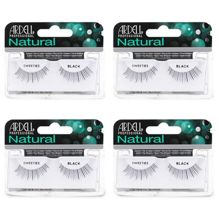 Ardell Natural Lashes False Eyelashes Sweeties Black (4 Pack)
