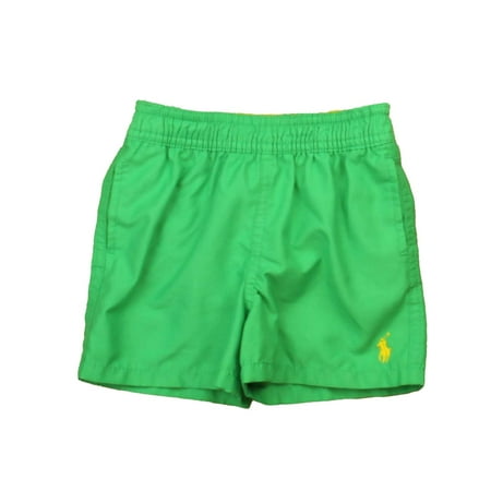 

Pre-owned Ralph Lauren Boys Green | Yellow Trunks size: 18 Months