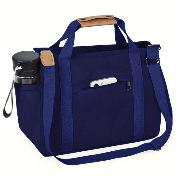 Tote Bag for Women with Pockets, Cute Crossbody Shoulder Purses Mommy Handbag for Work Travel