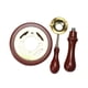 thumbnail image 4 of Kit de sellos de cera Herramientas para horno de cera Calentador de sellos de cera de acero inoxidable de madera Olla para derretir cera para envolver Rojo oscuro, 4 of 8