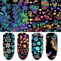 Stickers Decals Manicure Design Tools Kit for Women Girls Beauty Salon Supplies