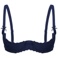 thumbnail image 3 of Sujetador de encaje con aro push-up para mujer, lencería con relleno de esponja, ropa interior, copas abiertas, pezones expuestos, sujetador Sexy erótico, 1/2 Copa, 3 of 5