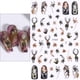 thumbnail image 3 of Pegatinas 3D de dibujos animados para uñas, calcomanías de esmalte de Gel para decoración de uñas, zorro, ardilla, hoja de arce, seta, calabaza, deslizadores de invierno, 3 of 4