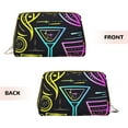thumbnail image 3 of Gaeub Neon Bar Drinks Printed Travel Cosmetic Bag,Makeup Bag, Large Capacity Toiletry Bag for Women, Portable Pouch Make Up Organizer with Zipper and Divider, 3 of 8