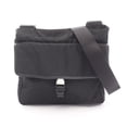 thumbnail image 1 of Pre-Owned Prada VIAGGIO Shoulder Bag/Handbag, Nylon & Saffiano Leather, Men's Women's, Black..., 1 of 13