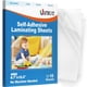 thumbnail image 1 of Láminas de laminado Uinkit 4 mil más gruesas, autoadhesivas, paquete de 10 unidades A4, 1 of 1