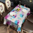 thumbnail image 2 of Cute Hedgehog and Flowers Rectangle Tablecloth 60"x120",Waterproof Polyester Rectangle Table Cloth, Wipeable Spillproof Polyester Tablecloth for Dining, Camping, Indoor and Outdoor, 2 of 6