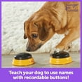 thumbnail image 3 of Hunger for Words Talking Pet Next Words 3-Piece Recordable Buttons for Dog Communication, 3 of 9