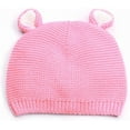 thumbnail image 3 of Baby Knit Hat Cotton Bear Beanie Soft Cute Infant Fall Winter Hats for Boys Girls Age 0-18M, 3 of 9