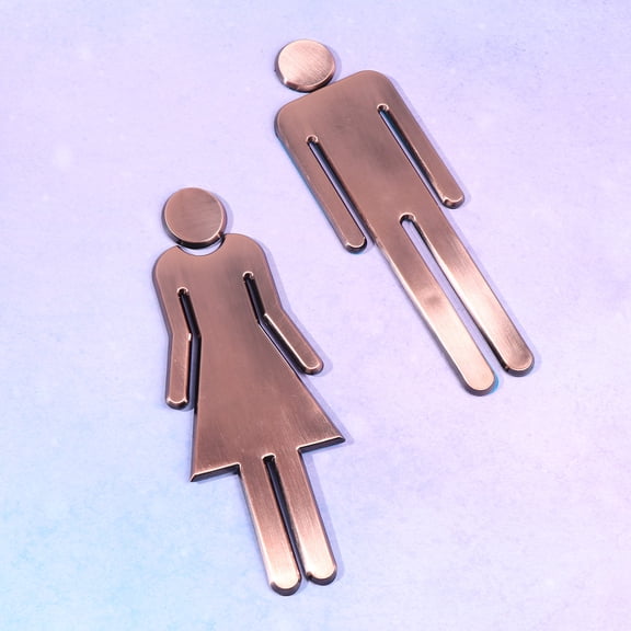 Gender Restroom Sign Bathroom Signs Toilet Symbol Men and Women