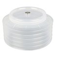 thumbnail image 1 of Colector de polvo para sierra de corona de 125 mm, transparente, protector contra el polvo para paneles de techo, luz empotrada, altavoz, diseño de cuenco para polvo para un área de trabajo limpia, 1 of 7