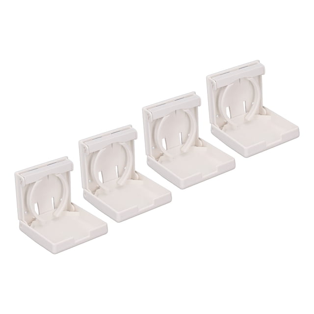 Portavasos Ajustable 4PCS Portavasos Plegable con Tornillos de Montaje Portavasos Pared puede sostener casi cualquier tamaño de botella o lata Portavasos Plegable para Coche ANGGREK Otros