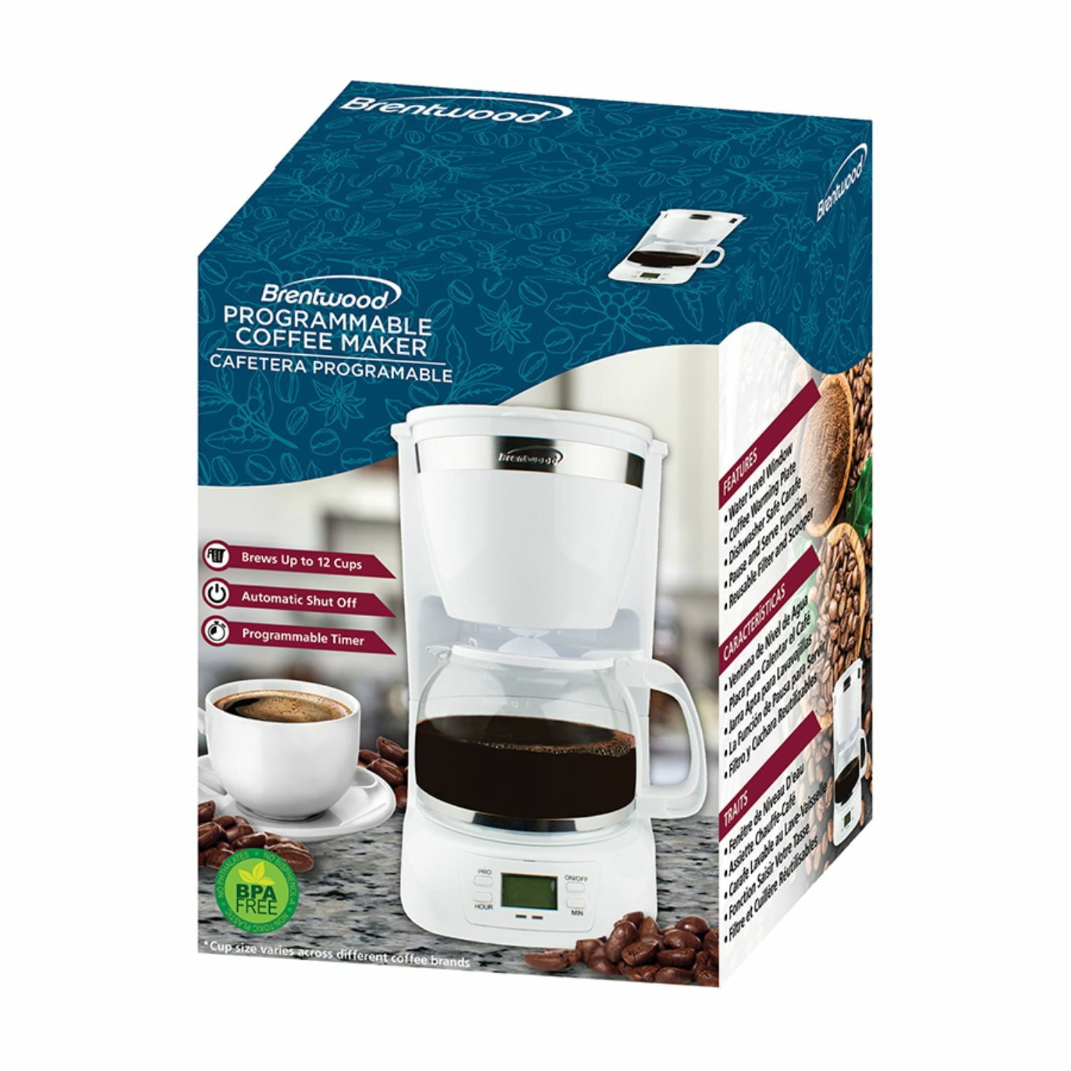 GTC White 10-Cup Coffee Maker