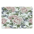 thumbnail image 1 of Rose Cutting Board, Flourishing Pink Roses with Tender Spring Summer Soulful Blossoms Bridal, Decorative Tempered Glass Cutting and Serving Board, Large Size, Pale Pink Green Bluegrey, by Ambesonne, 1 of 1