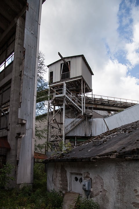 Outdoors Abandoned Old Factory Tool Shed Old Shed-20 Inch 