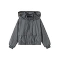thumbnail image 4 of Boys Girls Waterproof Rain Jacket Lightweight soft Kids Windbreaker Hooded Coat Size 9-10 Years, 4 of 8